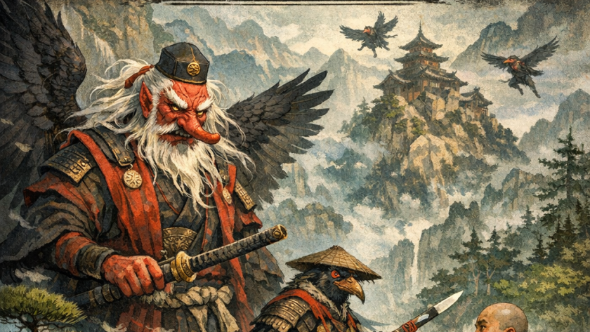 Les contes de Tengu : esprits de la montagne