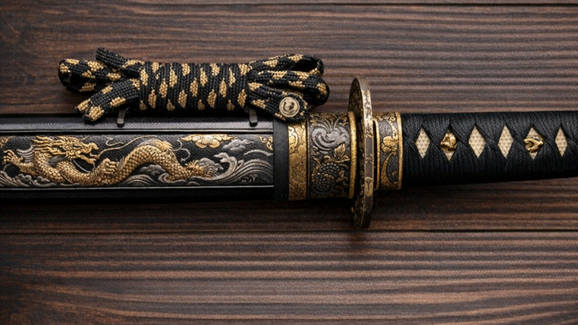 Les techniques de travail du cuir : Koshirae