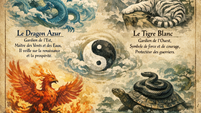 Les légendes des quatre animaux gardiens