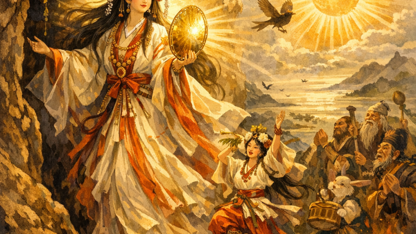 Le mythe d’Amaterasu et le rôle de la déesse du soleil