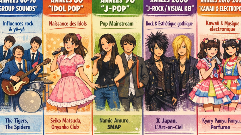 L’évolution de la musique pop au Japon