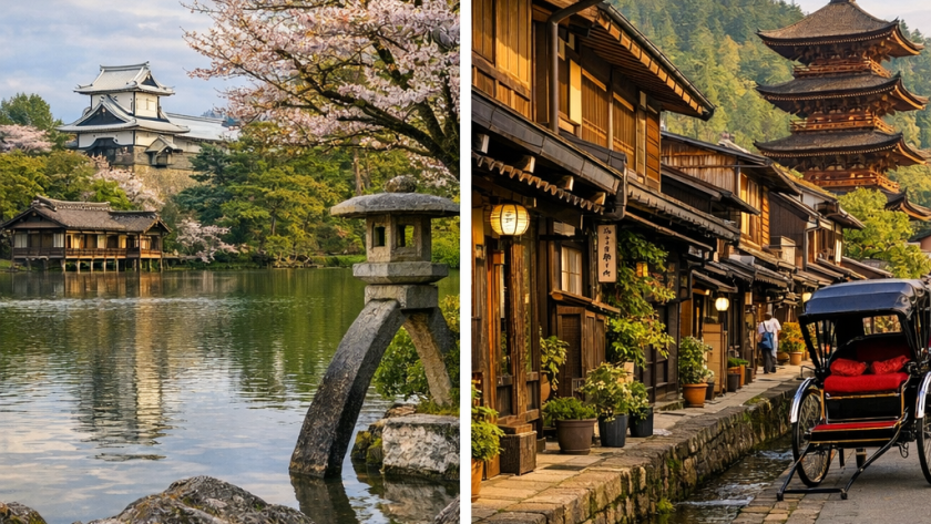 Les villes historiques de Kanazawa et Takayama