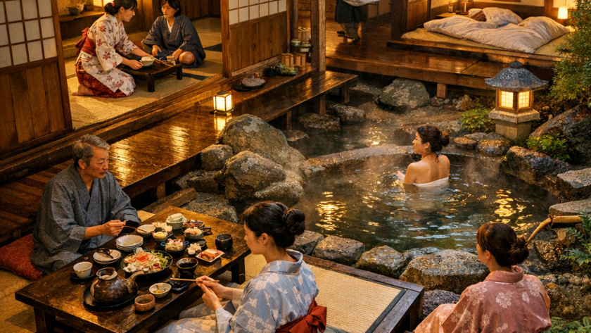 Plongée dans la culture du Ryokan : auberges traditionnelles