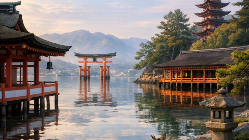 La sérénité des sanctuaires de Miyajima
