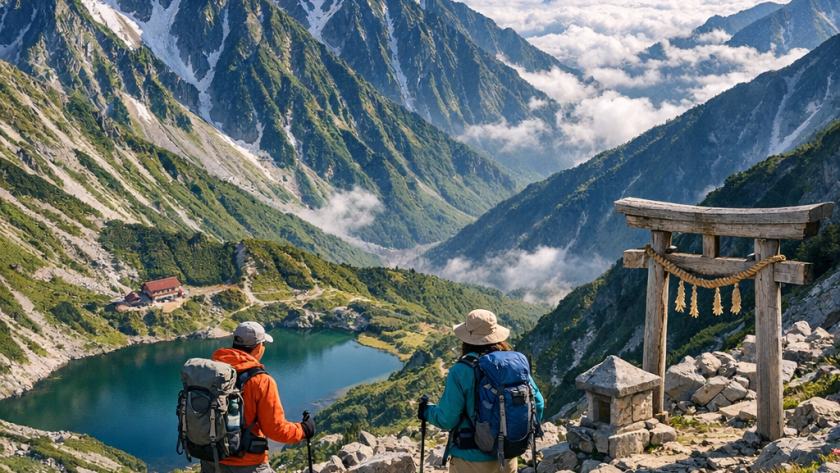 Aventure en pleine nature : randonnée dans les Alpes japonaises