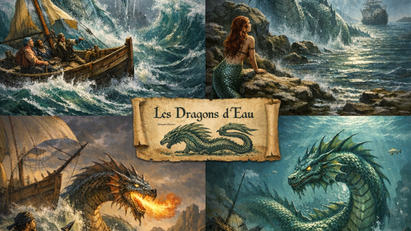 Folklore marin : les histoires des dragons d’eau