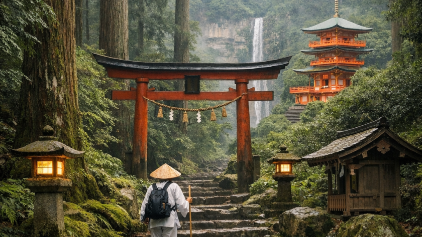 Les chemins de pèlerinage sacrés : Kumano Kodo