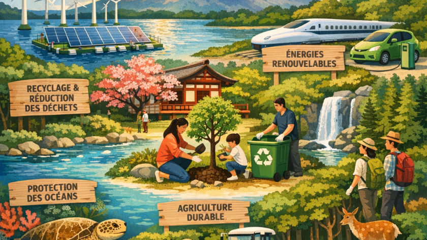 L’engagement du Japon envers l’environnement