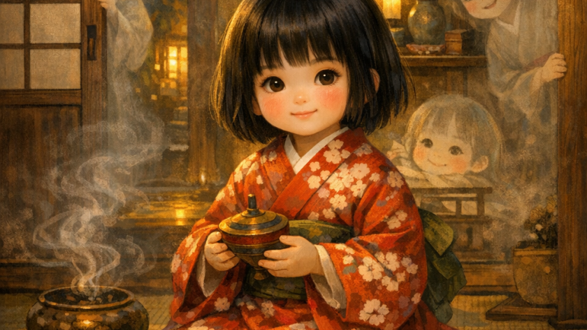 Les esprits protecteurs des maisons : Zashiki Warashi