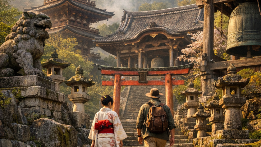 Exploration des temples antiques de Kyoto