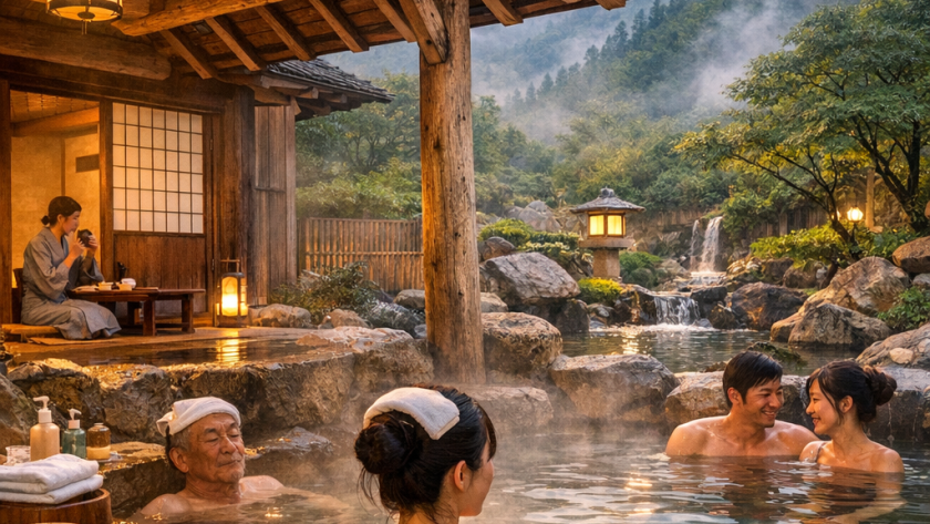 L’expérience Onsen : bains thermaux japonais